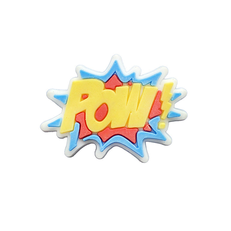 Wholesale 100PCS Cartoon DIY Silicone Shoe Buckle